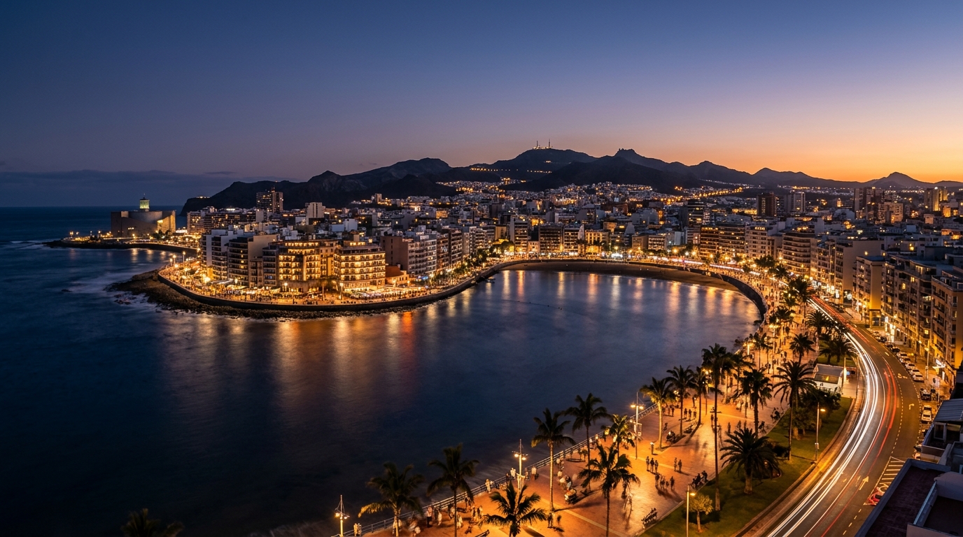 Las Palmas de Gran Canaria vista panorámica